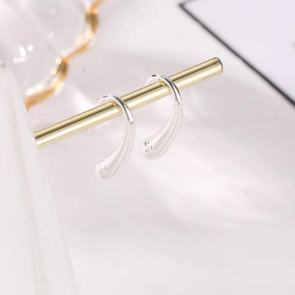 New 4 Pcs 925 Sterling Silver Jewelry Set for Women Teardrop Pendant Nec… - Picture 8 of 8